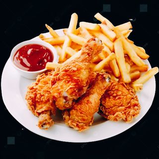 Skrzydełka z Frytkami MAŁY