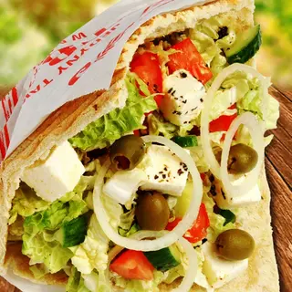 Kebab bulka wegetariańskie