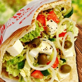 Kebab bulka wegetariańskie 