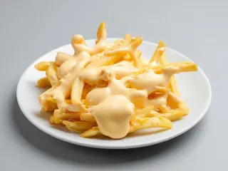 Frytki Duzy z serem