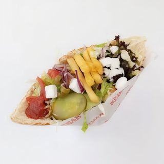 Wege bułka z frytkami