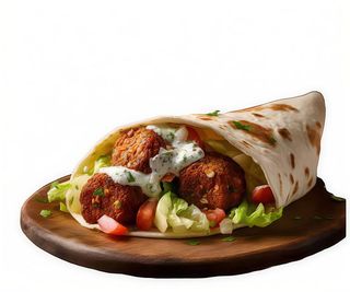 Falafel w cieście