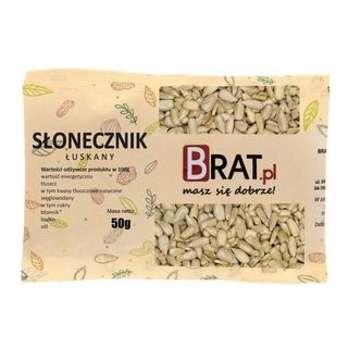 Nasiona słonecznika słone łuskane 50g