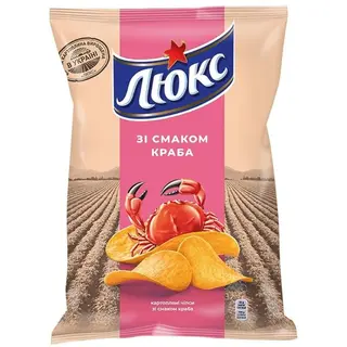 Łuks Chipsy ziemniaczane o smaku kraba (125 g)