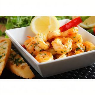 Krewetki  smażone na maśle