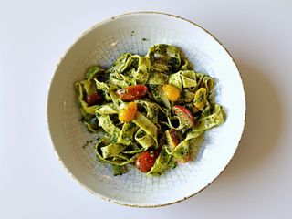 Pappardelle con Pesto