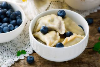 Pierogi na słodko z jagodami 9 szt