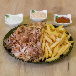Danie kebab samo mięso z serem