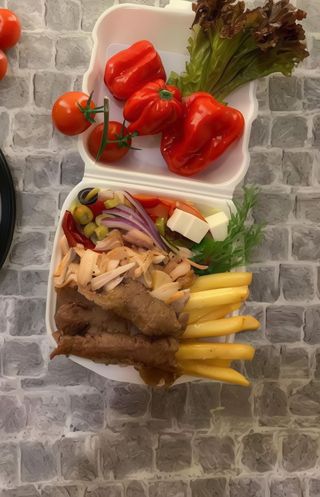 Kids kebab box