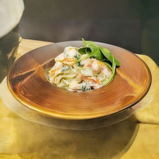 Pappardelle ze szpinakiem