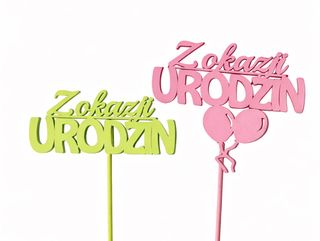 Toper - Urodzinowy - do bukietu