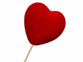 Toper - czerwone serce-