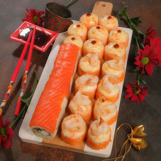 Królewski z krewetkami