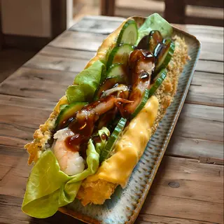 Sushi dog krewetki