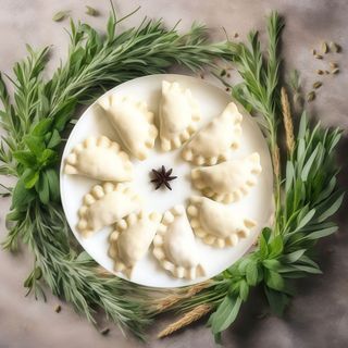 Pierogi jagodowe - 9 szt. (gotowane)