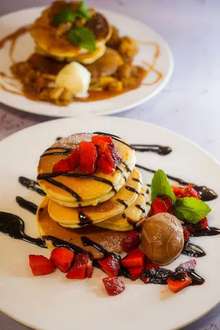 Pancakes z truskawkami