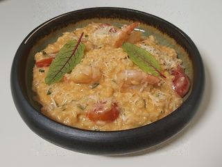 Risotto z krewetkami