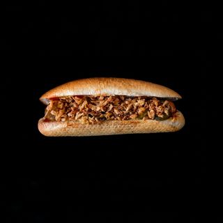 Hot-dog szwedzki z kiełbaską