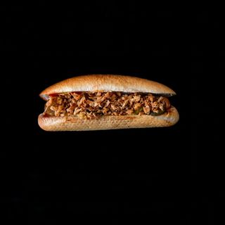 Hot-dog szwedzki z kiełbaską