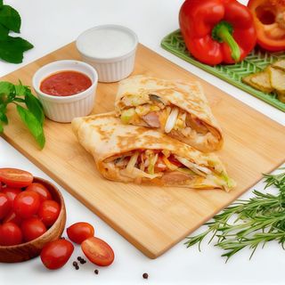 Naleśnik wytrawny Szawarma