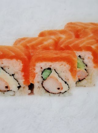 Philadelphia z krewetkami 