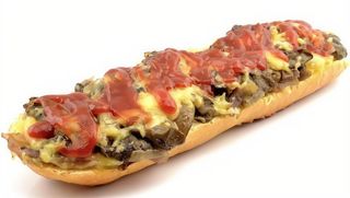 Zapiekanka duża z mięsem