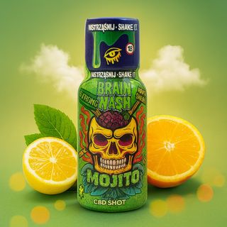 Shot konopny CBD Brain Wash MOJITO 100ml