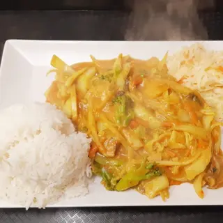 Wieprzowina po tajsku curry