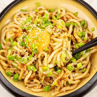 Udon z krewetkami