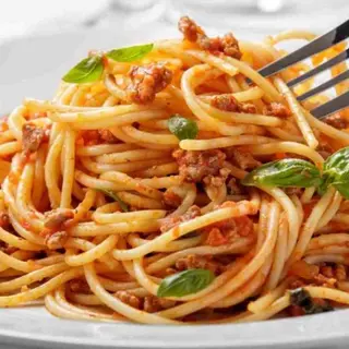 Spaghetti z warzywami