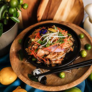 Panda box - kurczak z warzywami i ryżem, łagodny 450g