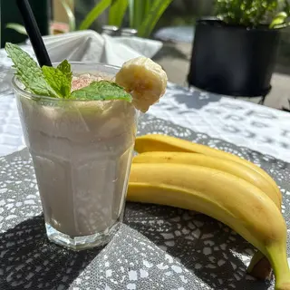Bananowy Latte z lodami