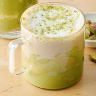 Pistachio latte