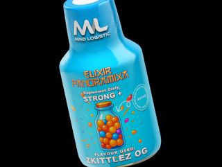 ELIXIR PANORAMIXA STRONG+ - Zkittlez 100ml 650mg