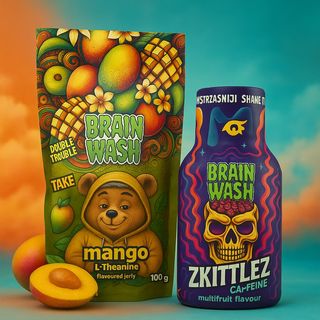 ZESTAW 2FORU SHOT ZKITTLEZ+ŻELKI MANGO