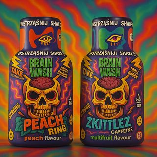 ZESTAW 2FORU SHOT ZKITTLEZ+SHOT PEACH RING