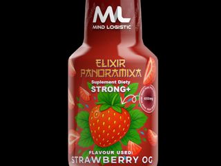 ELIXIR PANORAMIXA STRONG+ - Strawberry OG 100ml 650mg