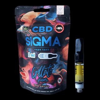 CBD Vape Tank/ Kartridż Sigma- Gellato 1ml
