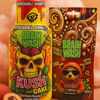 ZESTAW 2FORU SHOT KUSH CAKE + ŻELKI COLA
