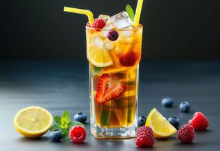 Herbata mrożona z owocami