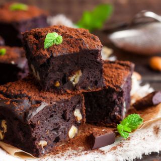 Brownie na ciepło bez lodów