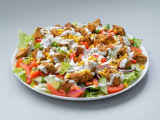 Sałatka z mięsem kebab