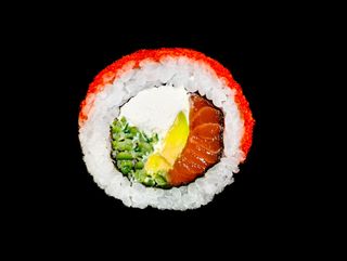 California z łososiem