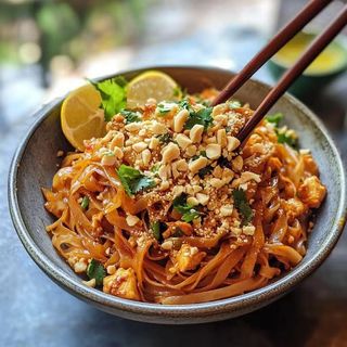 Pad Thai z tofu i warzywami