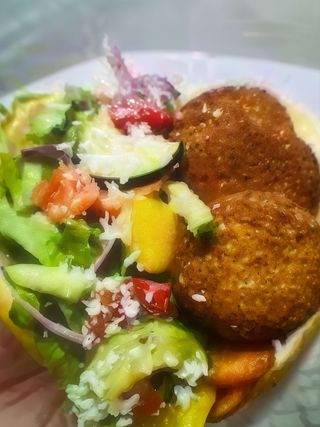 Bułka falafel duży