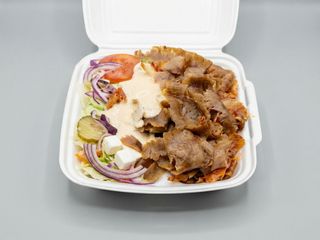 Kebab na talerzu duży
