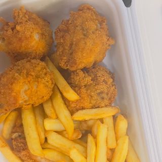 chrupiace wings 5szt z frytki