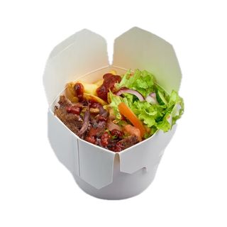 Box z mięsem kraftowym