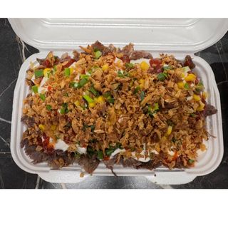 Frytki z posypką z mięsem kraftowym 170g