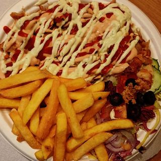 Talerz kebab duzy serem